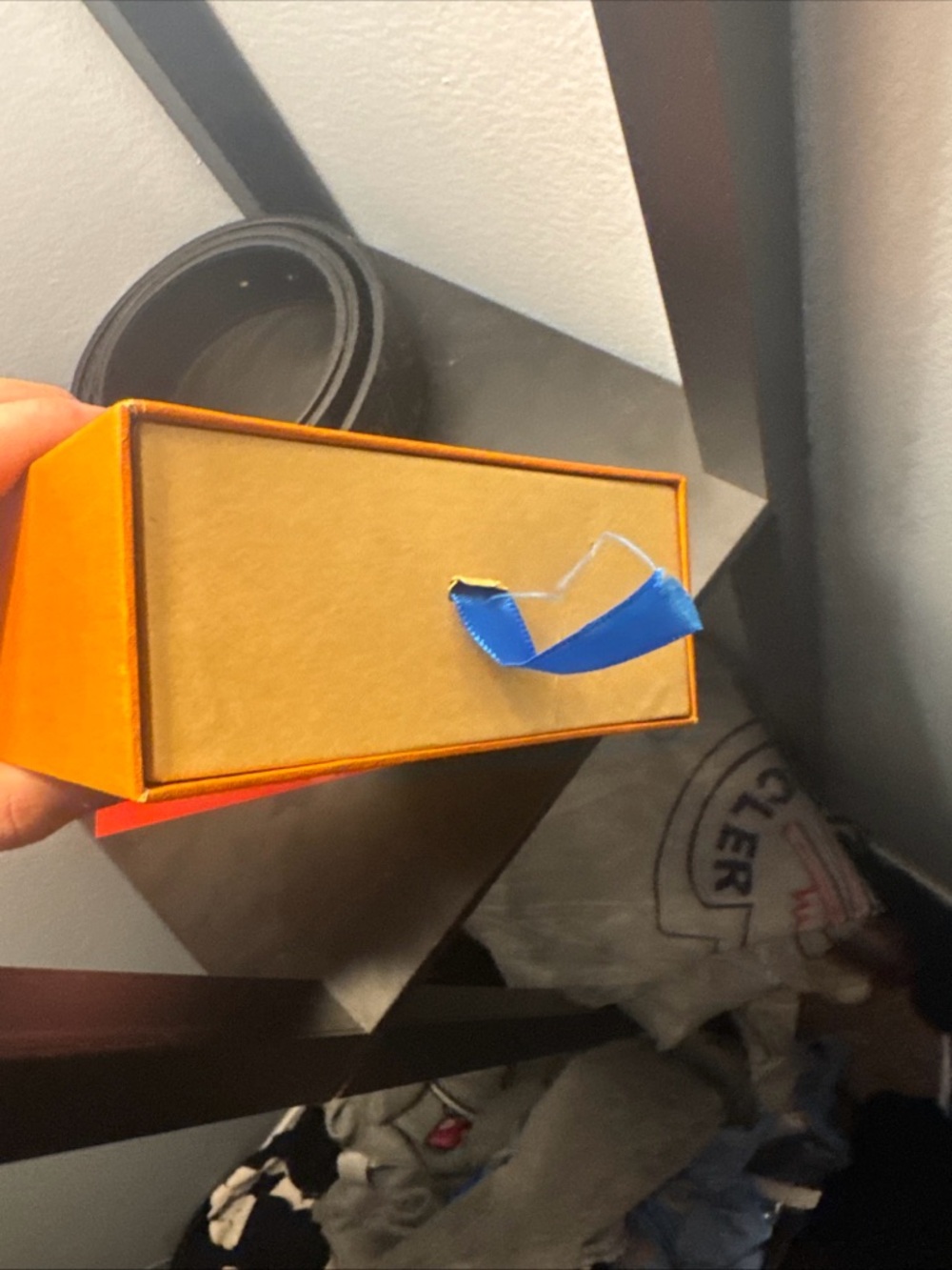 Louis Vuitton Black Monogram Leather Belt with LV Buckle - Picture 6 of 7